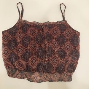 AEO Boho Crop Top